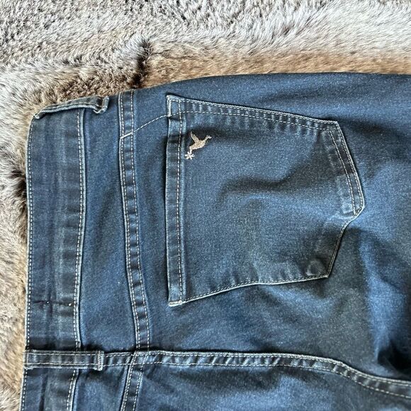 Beija a Flor stretch Kelly pod cotton pull on leggings jeans back pockets 28 - Picture 6 of 10